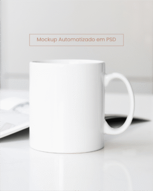 Mockup PSD para Canecas Automatizado M1