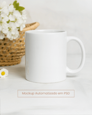 Mockup PSD para Canecas Automatizado M3