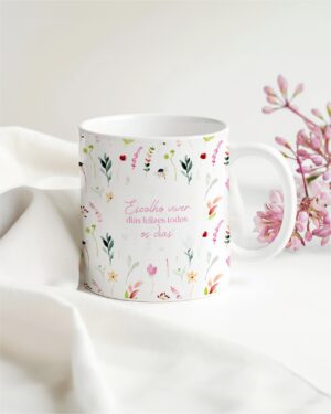 Artes Grátis para Canecas Floral